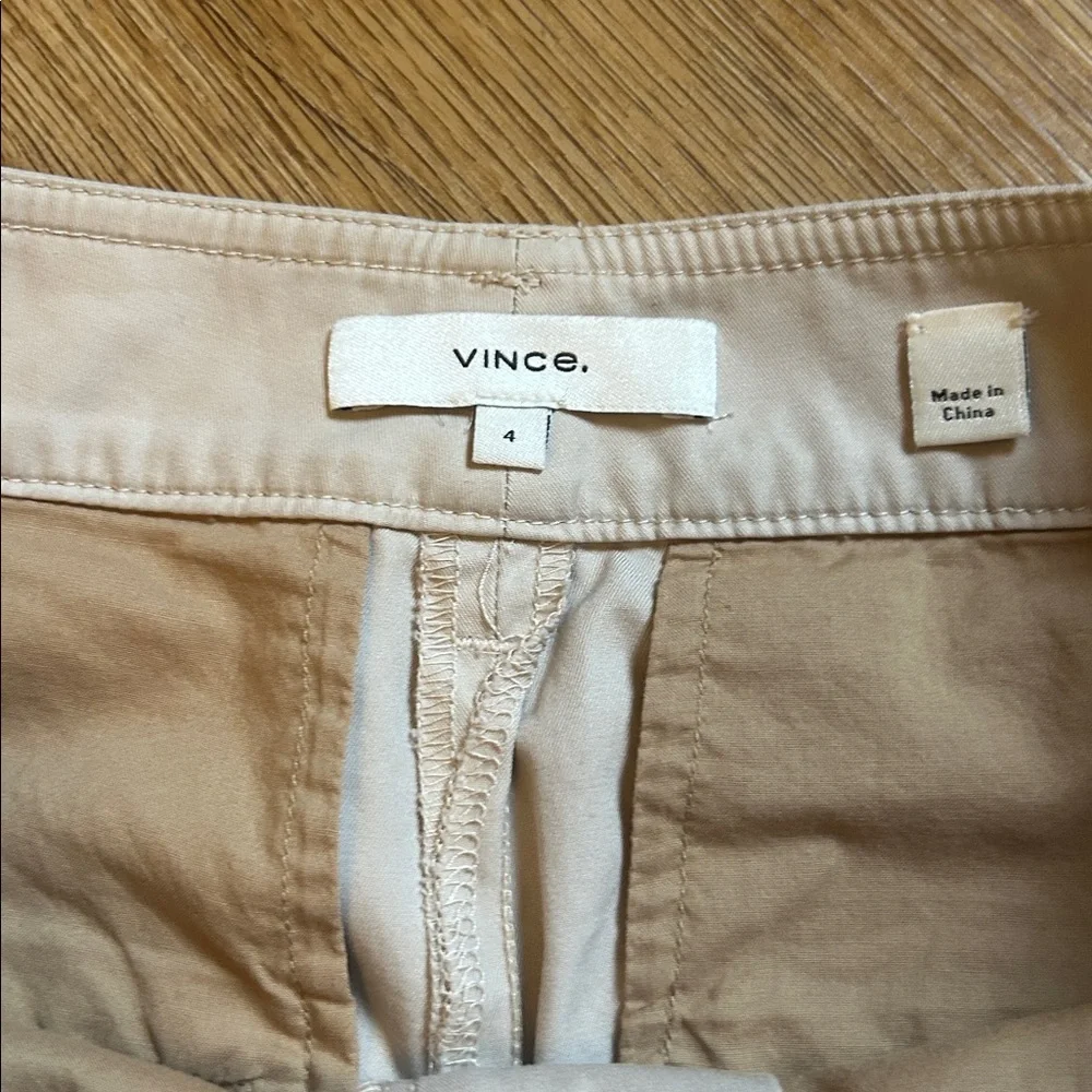 Vince cuffed khaki pants